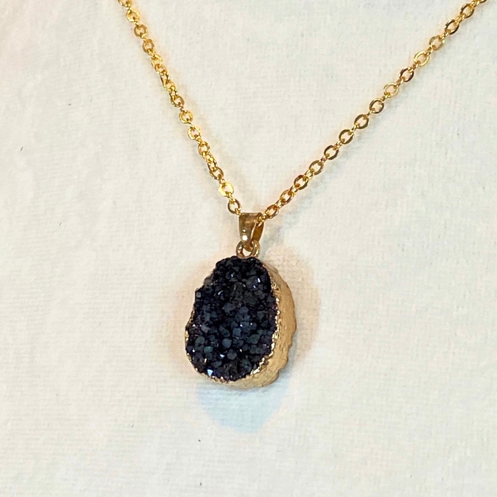 💕•druzy necklace• - Picture 2 of 3